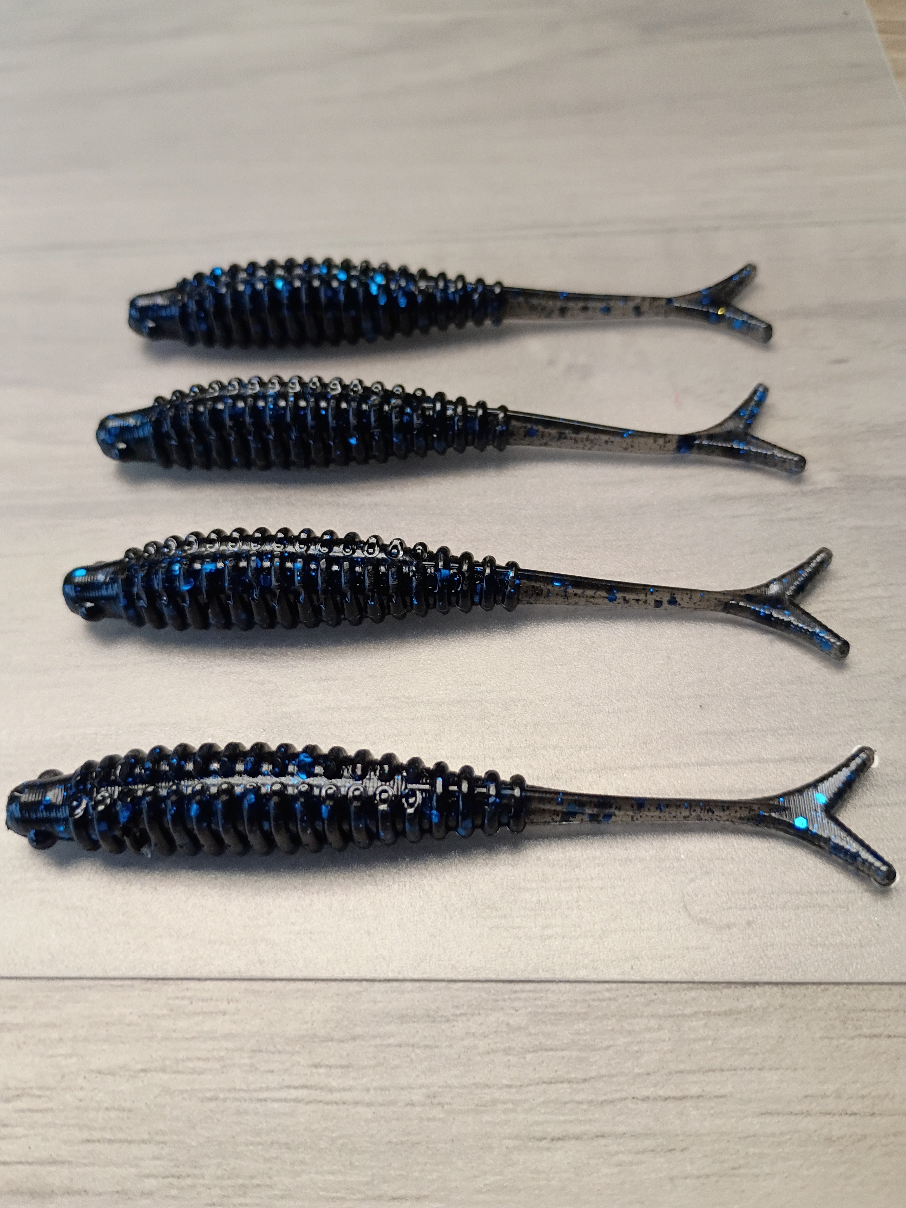 Wackywormz Striketails Elite series 6 Pack (Floating)
